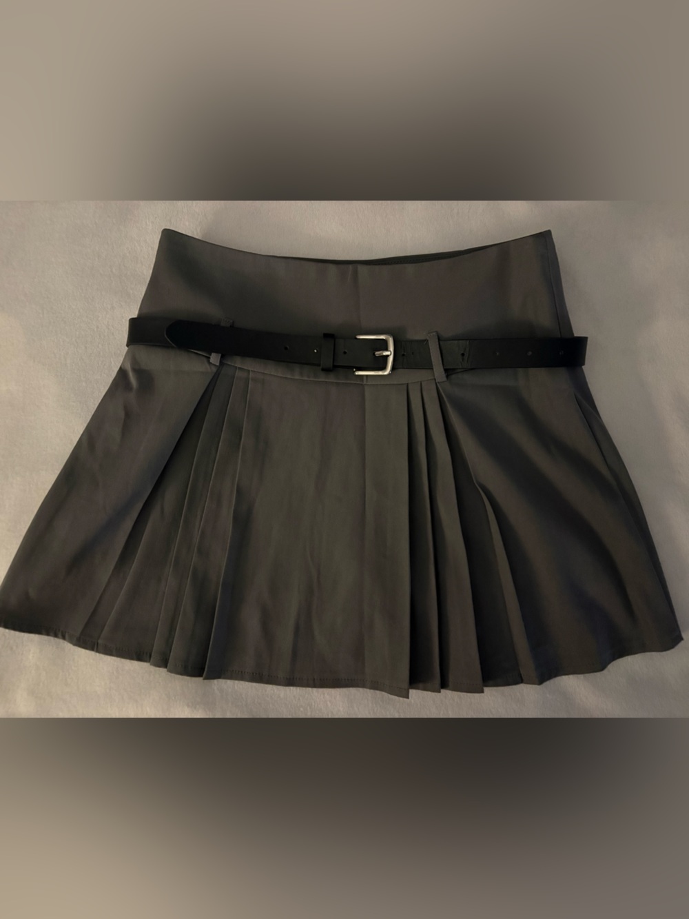 Skort / skirt w built in shorts w belt
